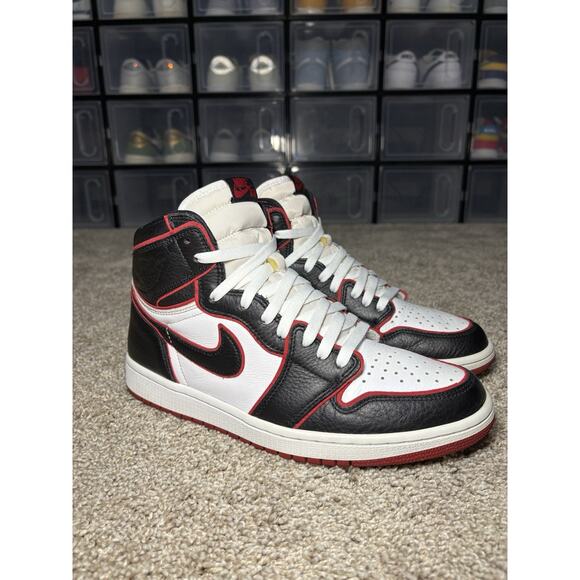 Size 10 - Jordan 1 Retro High OG Bloodline 2019 Excellent Condition Extra Laces - Picture 3 of 9